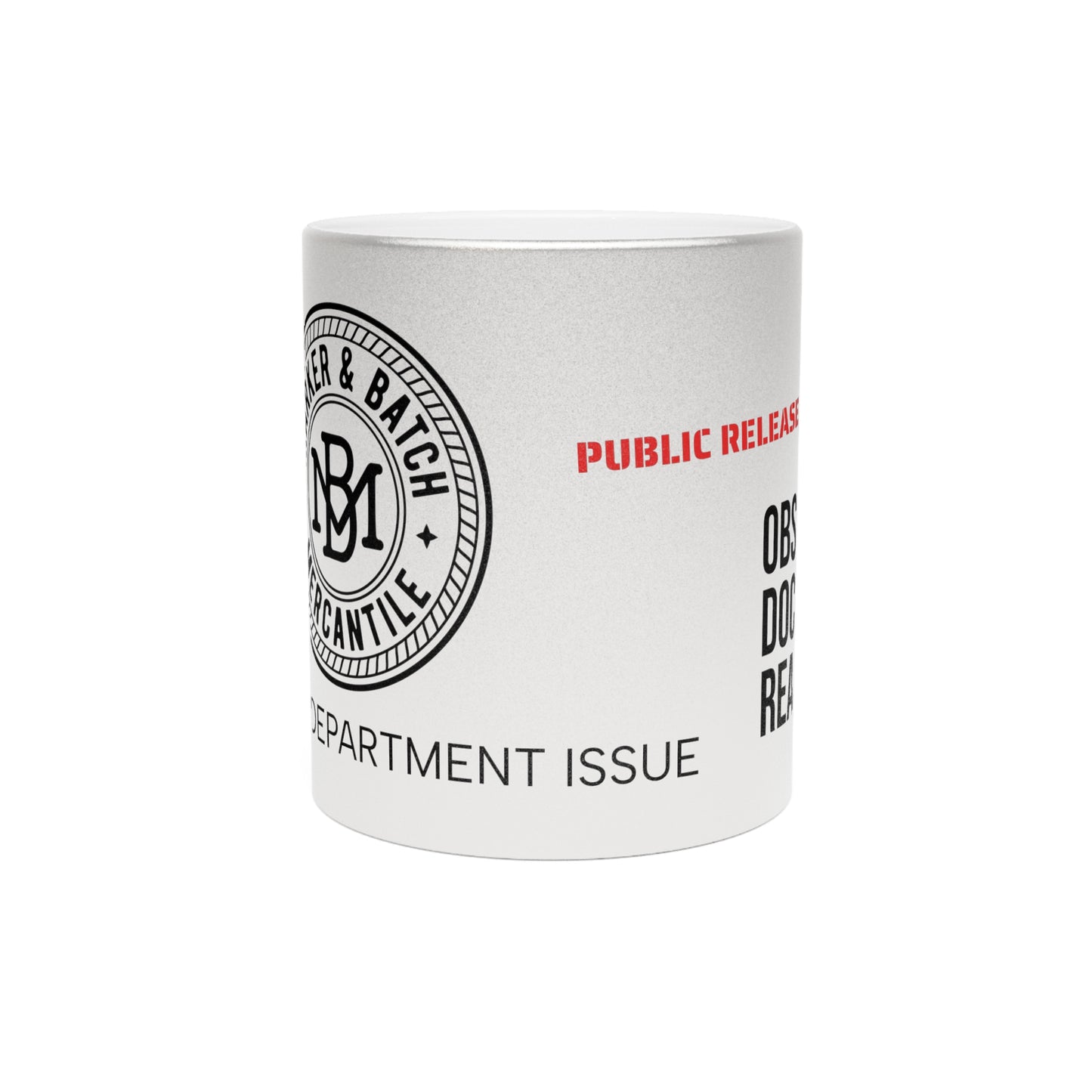 Marker & Batch — Operational Guidance Mug, Metallic