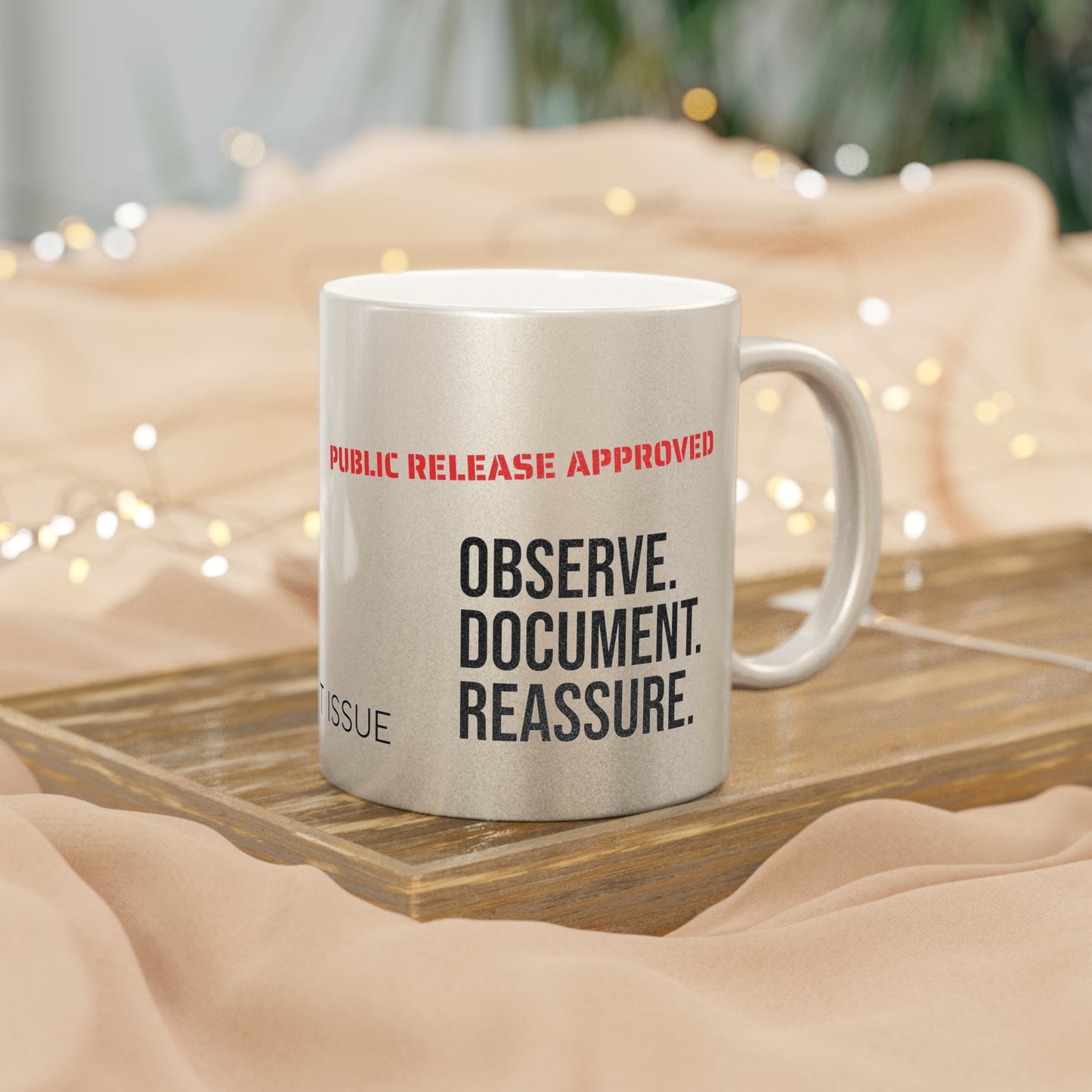 Marker & Batch — Operational Guidance Mug, Metallic
