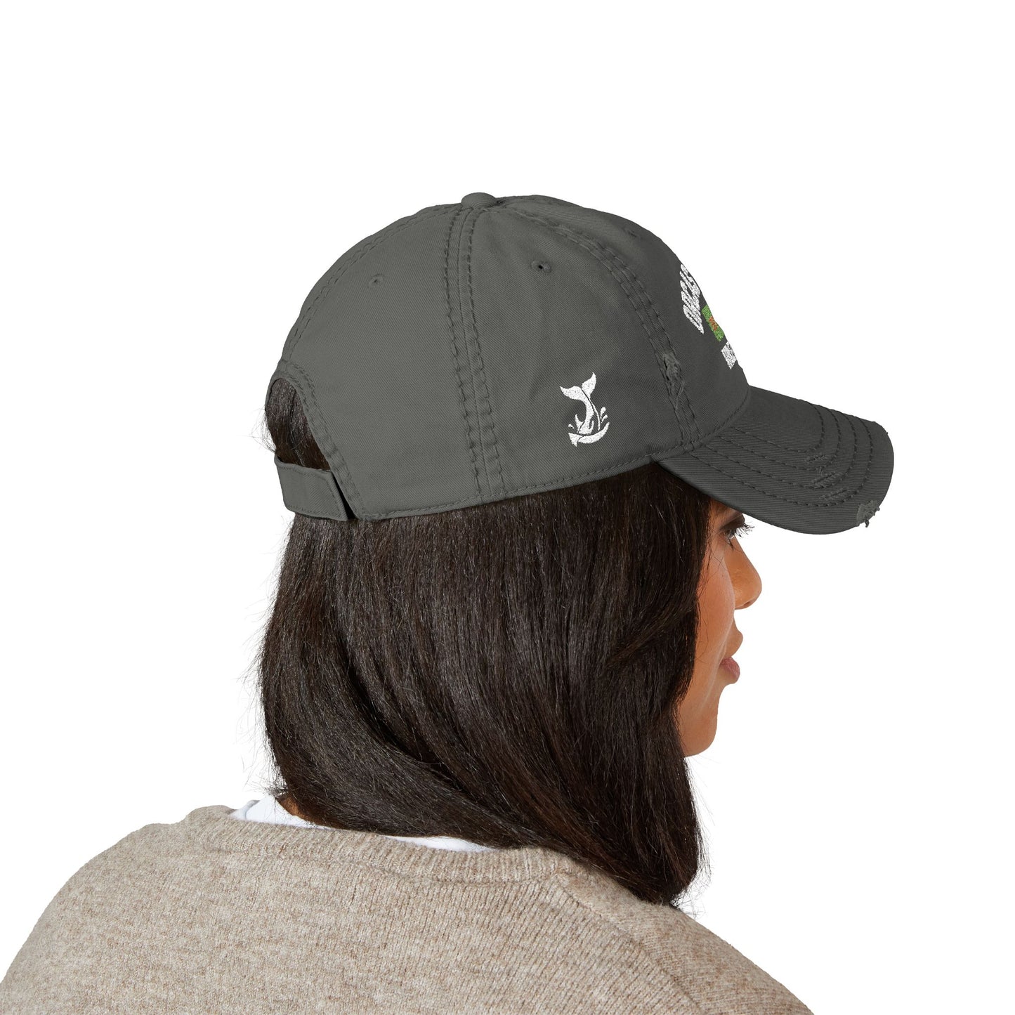 Orcas Island Athletic Dept. - Distressed Embroidered Hat PERSONALIZE!